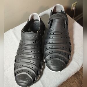 Black Crosskix Sandals Rubber Shoes Men Size 13